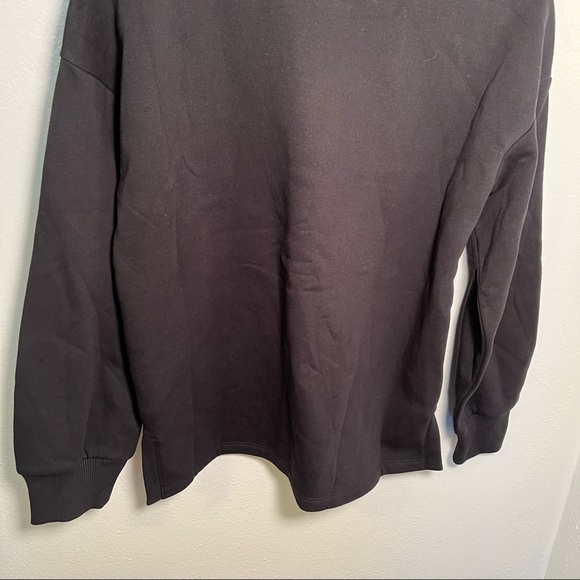 Banana Republic Funnel-Neck Sweatshirt Black - Picture 9 of 12